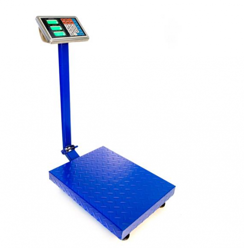 PS301A-300KG 300KG 661lb Personal Floor Postal Electronic Platform Scale Foldable LCD Digital Blue