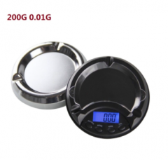 PS44A-200G 200g 0.01g Electronic Digital Scale Ashtray Pocket Jewelry Weighing Carat Balance LCD Display