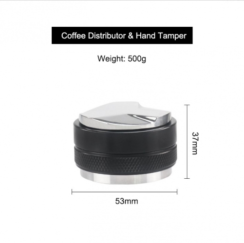 CDT-001 Coffee Distributor & Tamper double-headed coffee tamper three-bladed paddle coffee distributor