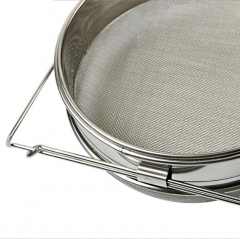 ST-01TN L Size Double-layer Stainless Steel Honey Sieve Filtration Bee Honey Filter Strainer Machine Tool Extractor Beekeeping Tools