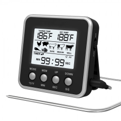 YH-TH004 Digital Meat Thermometer Cooking and Grilling Kitchen Food Candy Oven BBQ Grill Thermometer for Smoker Baking
