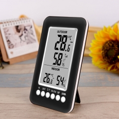 Multificational Indoor Thermometer Hygrometer with Alarm Clock Acousic Control Backlight