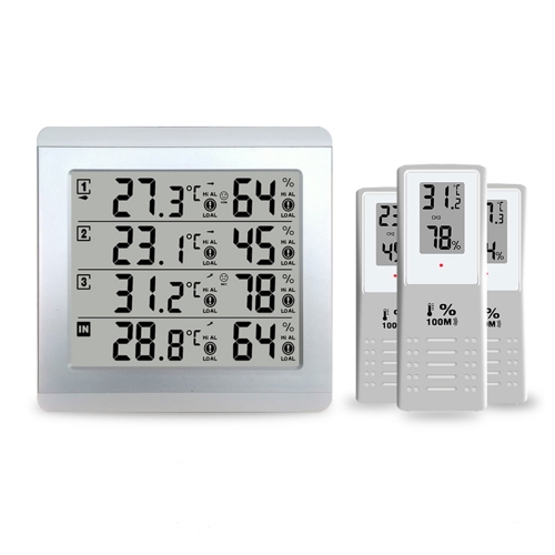 Temperature and Humidity Station with 3 Sensors