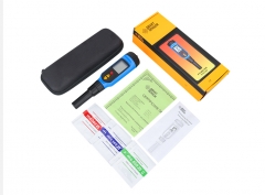 Digital Penetration PH Meter Dough Meat Vegetable Fruit Sauces Semi-solid PH Tester Acidimeter with Temperature Measurement