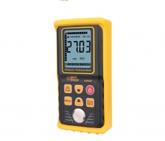 Ultrasonic Thickness Gauge Tester Sound Velocity Meter Metal Width Measuring Instrument 1.2 to 225MM For Steel Aluminium Plate