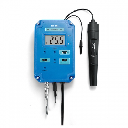 PH-601 Digital PH/Temperature Controller On-Line PH Tester