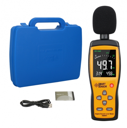 Digital Sound Noise Level Meter Decibel Audio Tester 30~130 dBA Color LCD Display Automotive Microphone db Meter