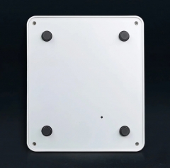 White Glass Platform USB Rechageable 3kg 0.1gram Digital Kitchen Scale For Coffee