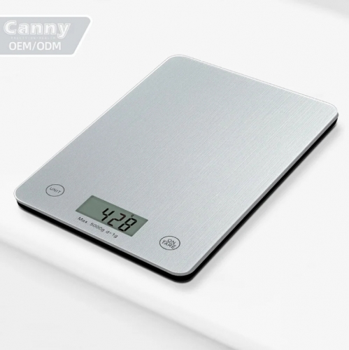 Hot selling LCD display 5kg digital Glass kitchen food weight scale