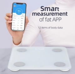 180kg Capacity LED Display White Color Smart App Mi Body Composition Scale