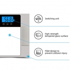 Electronic Digital body weighing scale Analysier Balance Fitness Body Fat Scale