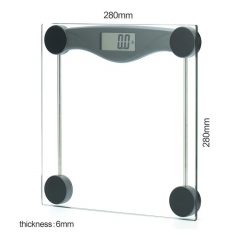 Step-on Technology Function Body Weighing Scale 180kg/400lb Ultra Slim Digital Bathroom Scale