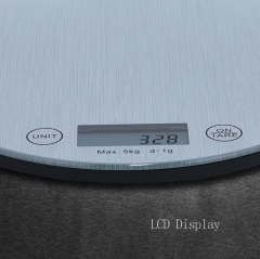 New Design 10kg 1gm Round Shape Digital Food Cooking Fruit Weight kitchen scale electronic balance