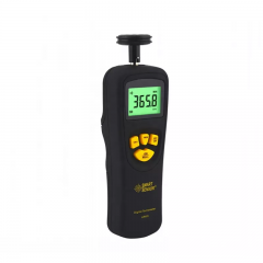 AR925 SMART SENSOR 0.5~19999 RPM Contact Digital Tachometer Rotation Meter with LCD Backlight Display Speed