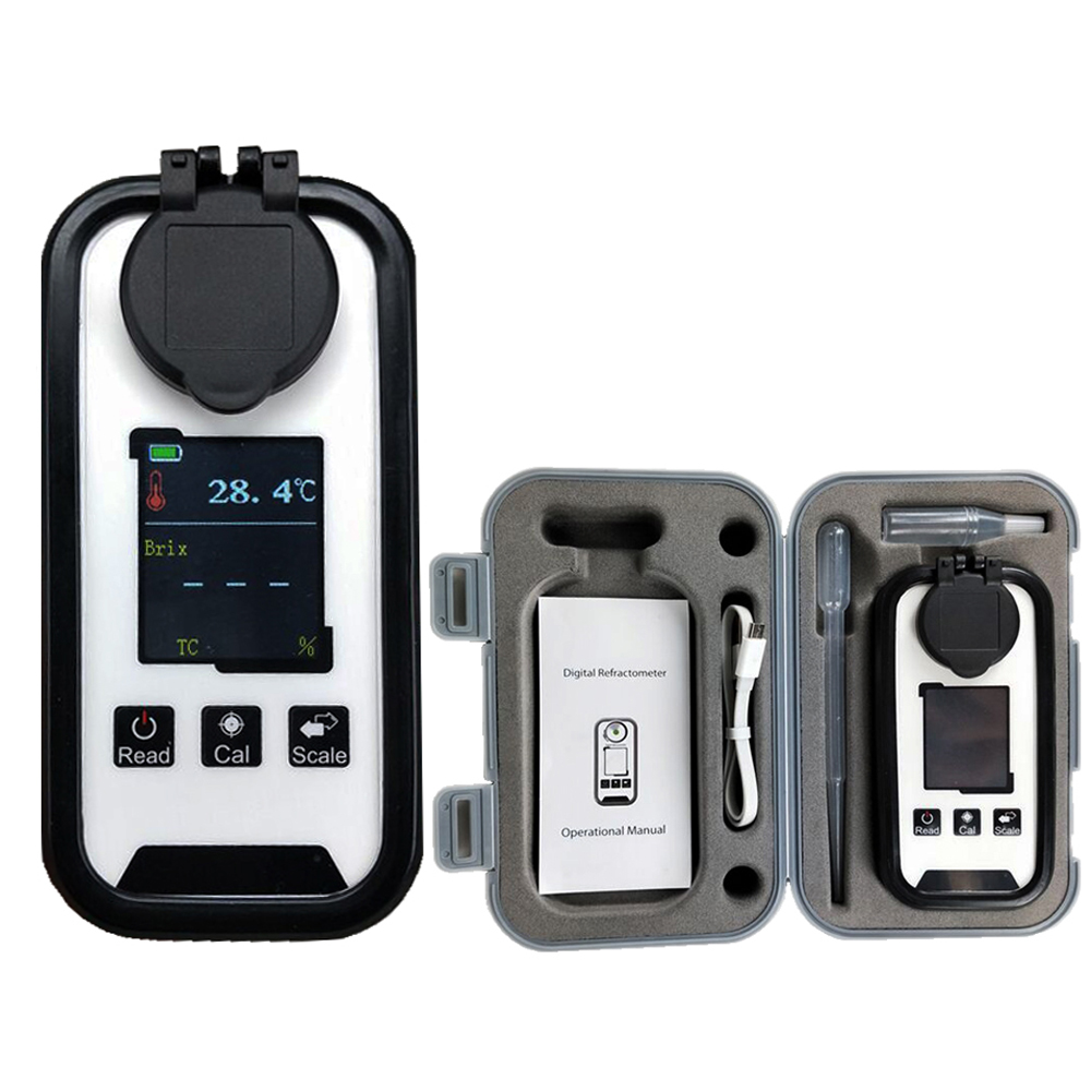 MSDRP2 Brix Digital Refractometer with ATC Portable Meters Honey