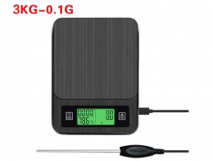 Electronic Coffee Scale With Temperature testing function Kitchen Roasting Scale Gram