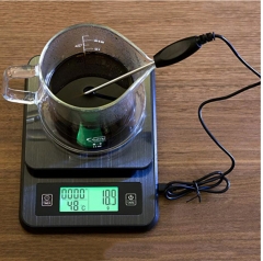 Electronic Coffee Scale With Temperature testing function Kitchen Roasting Scale Gram