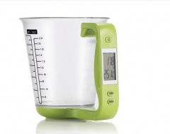 1kg/0.1g 600ml Multi-Functional Kitchen Electronic Scale Measuring Cup Milk Powder Flushing Electronic Measuring Cup Scale