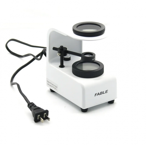 FTP-DCL Jewelry Tool Polariscope For Gemstone Checking LED Desktop Polariscope dual light source Gem Polariscope