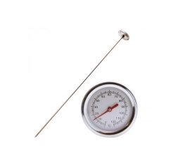 SP-S08 20in Compost Soil Thermometer Premium Stainless Steel Metal Probe Length 500MM 0-120C