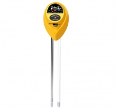 SP-Soil3in1YE 3 in 1 yellow color soil PH meter MoistureLightpH Test Acidity humidity sunlight garden plants Flowers moist tester (2)