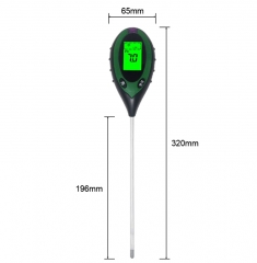 SP-4IN1G 4 In1 Plant Soil PH Meter Moisture Tester Light Analyzer Temperature Sunlight Intensity Measurement Analysis Acidity