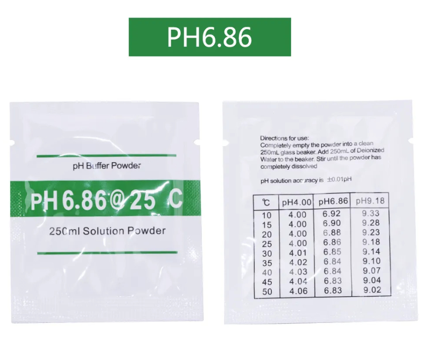 PHCS686 6.86PH PH Meter calibrate solution PH Buffer Powder for PH Test Meter Measure