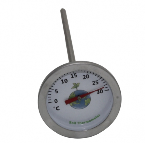 SP-S07 15cm long probe Stainless Steel Garden Soil Thermometer with 50cm long probeFor Home Ground Portable Backyard Compost Thermometer