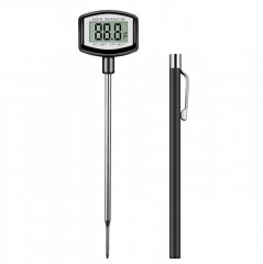 KT-28 Handheld Stainless Steel Stove Barbecue Grill Thermometer for Kitchen Meat Cooking