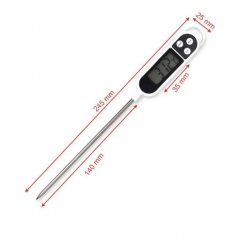 KT-15 Digital Cooking Kitchen BBQ Grill Thermometer With Long Probe for Liquids Pork Milk Yogurt Deep Fry Roast Baking Temperature