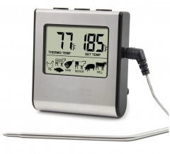 KT-20 Plastic waterproof stainless steel probes direct measuring digital food thermometer