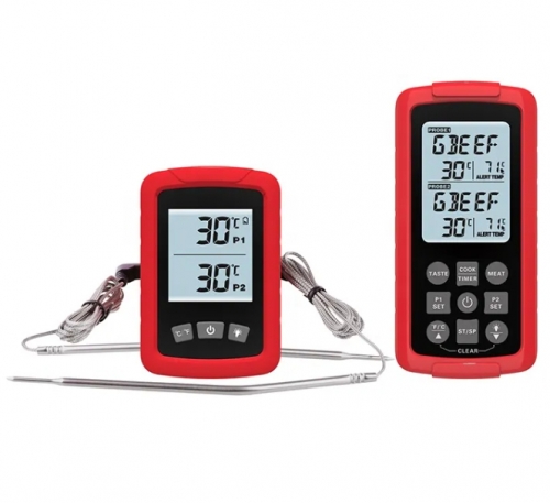 KT-106 Wireless meat thermometer with dual probe for grilling