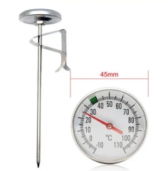 KT-39B 45mm Dial Portable Stainless Steel Kitchen Food Cooking Milk Coffee Probe Thermometer