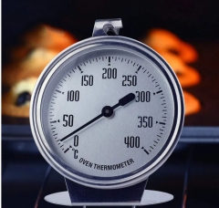 SST-6 0-400 Celsius Stainless Steel Oven Thermometer Mini Dial Stand Up Temperature Gauge Gage Food Meat Kitchen Tools Oven Cooker