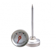 KT-B-1C MINI Steak Thermometer Dial BBQ Bimetal Food Meat Thermometer