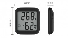 Portable digital temperature monitor and hygrometer for baby room bedroom warehouse