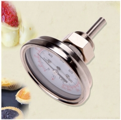 BMT-02 0-120C 1/2 Stainless Steel Thermometer Dial Temperature Gauge For Moonshine Still Condenser Brew Mash Tun Kitchen Food Oven Thermometer