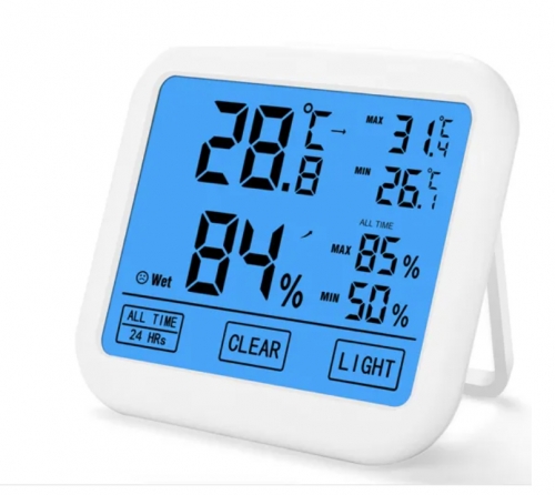 DT-24 NEW Luxury Portable Touch Screen Wall Mounted Backlight LCD MAX MIN Digital Thermometer