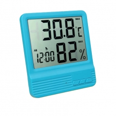 DT-41 24 hour clock displays the current time indoor temperature and humidity with clock