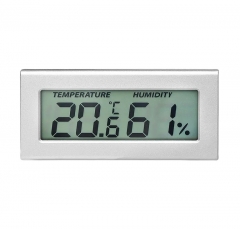 DT-9076 LCD Digital Screen Precision Refrigerator Thermometer Adjustable Stand Magnet Waterproof Thermo-hygrometer