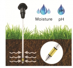 SP-SoilA9 New Soil PH Level Moisture Light Tester Meter Flower Plant Crop Hydroponics Analyzer
