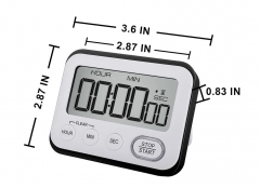 TM-139 Digital Kitchen Countdown Timer: Teachers Classroom Counter Large LCD Loud netic Clip Kids Simple Clock Mini Small Stopwatch