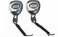XL-5853 Classic Digital Handheld LCD Chronograph Sports Stopwatch Timer Stop Watch With String