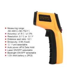 GM320 -50℃~400℃ infrared thermometer industrial thermometer Infrared Temperature