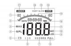 AR844 Sound Level Meter 30~130 dBA