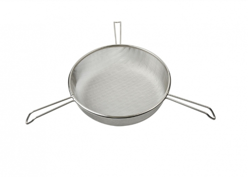 Stainless Steel Single Layer Honey Strainer with Tripod Stan