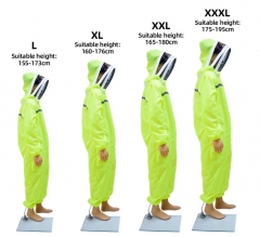 Green summer Beekeeping repellent suit