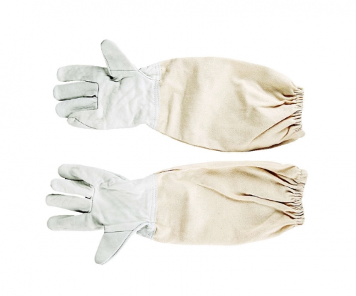 Beekeeping Gloves White goatskin canvas sleeves
