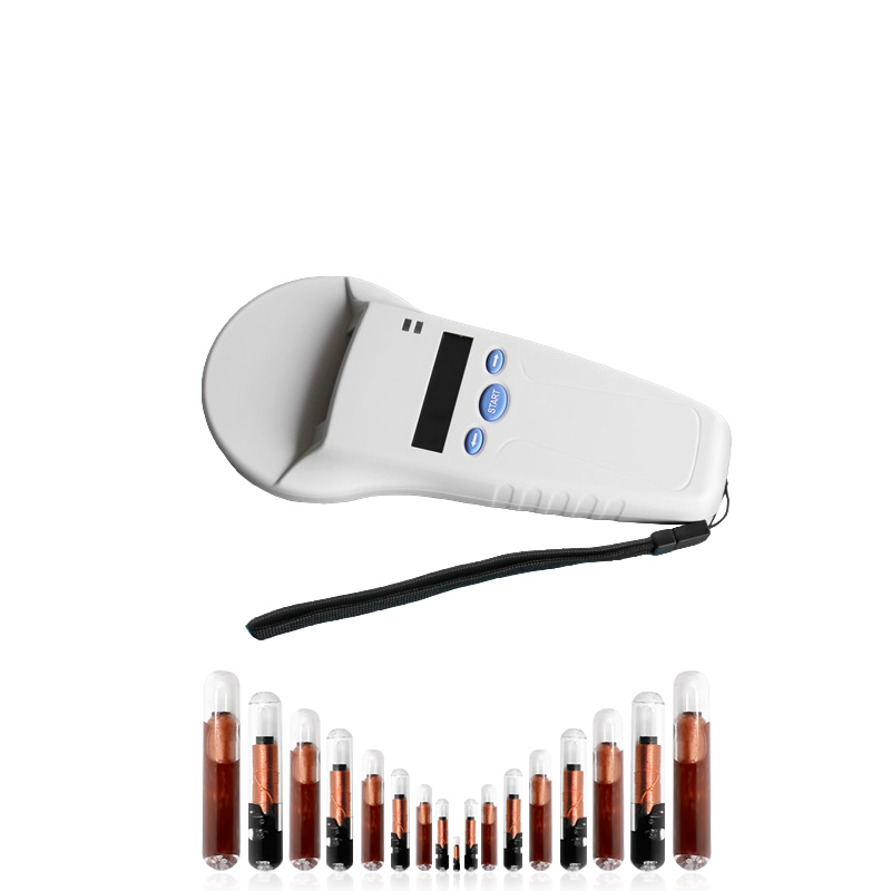 RFID 134.2KHZ 一维码读卡器ISO11784 /5 FDX-B动物标签手持式读卡器