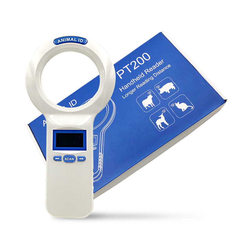 RFID 134.2KHZ动物标签读卡器标签扫描仪可储存数据